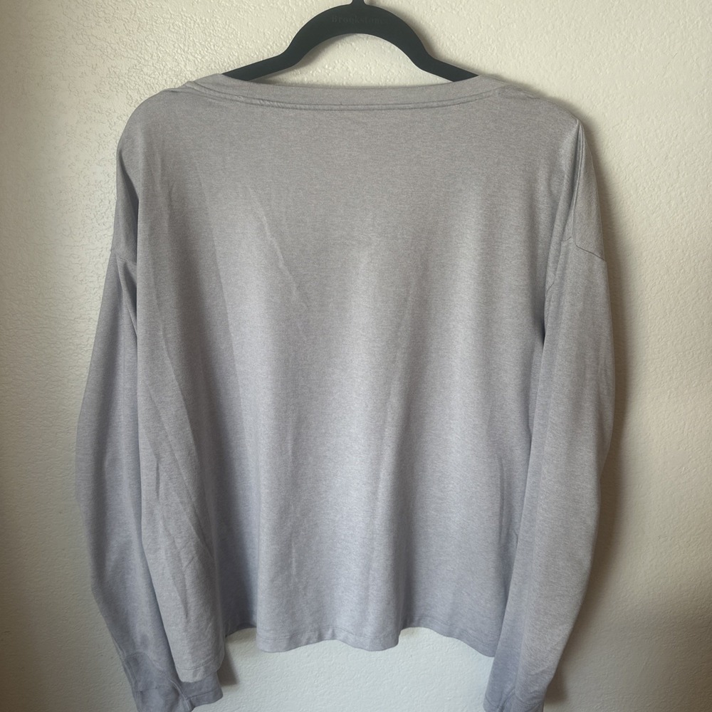 Athleta Blush Grey Size Xl Basic - image 3